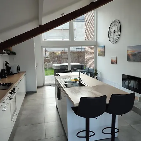 Tatil Evi Le Du Moulin - Modernity & Elegance - Jacuzzi Oupeye